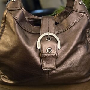 Coach Brown Metallic Soho Women's Bag